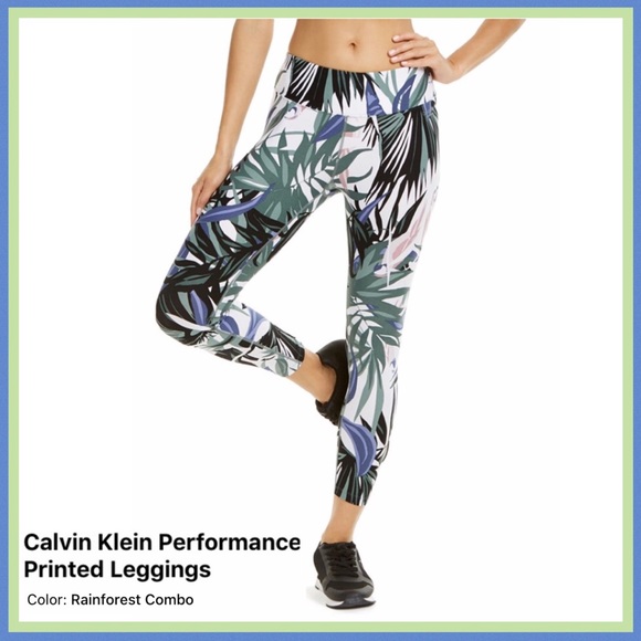Calvin Klein Pants - Calvin Klein Performance Rainforest Leggings